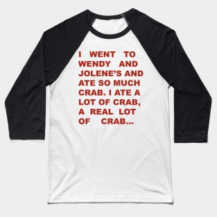 Crab Y'all Baseball T-Shirt